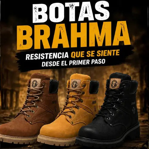 Bota brahma cuero