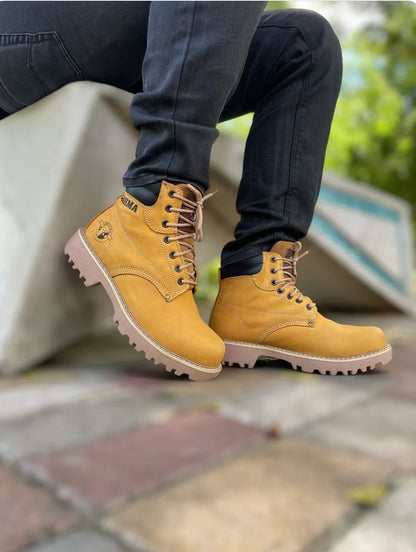 Bota brahma cuero